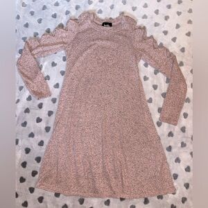BY & by pink rose gold sweater dress size small